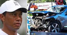 Tiger Woods car crash accident-pook